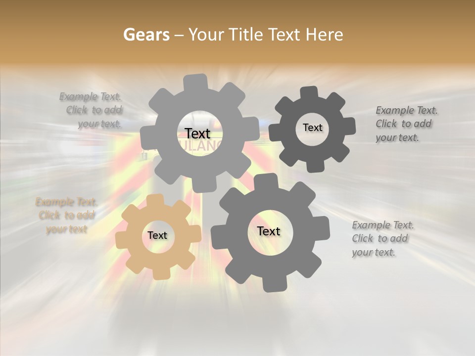 Touching Care Grandmother PowerPoint Template