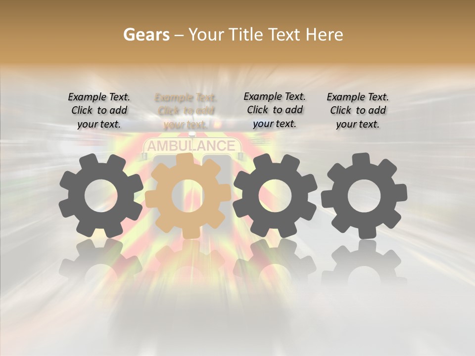 Touching Care Grandmother PowerPoint Template