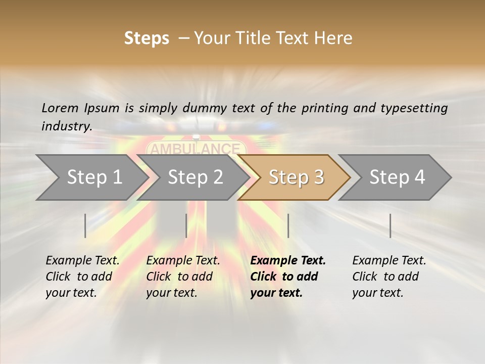 Touching Care Grandmother PowerPoint Template