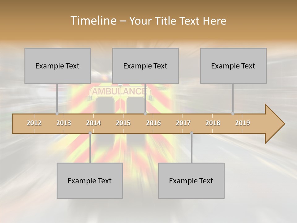 Touching Care Grandmother PowerPoint Template