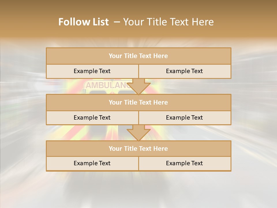 Touching Care Grandmother PowerPoint Template