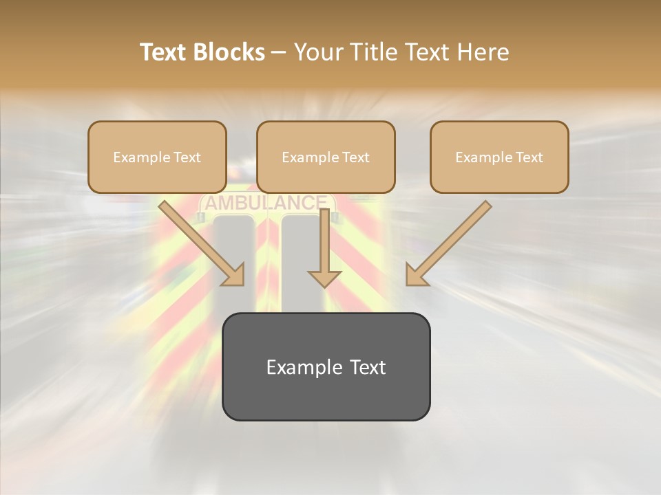 Touching Care Grandmother PowerPoint Template