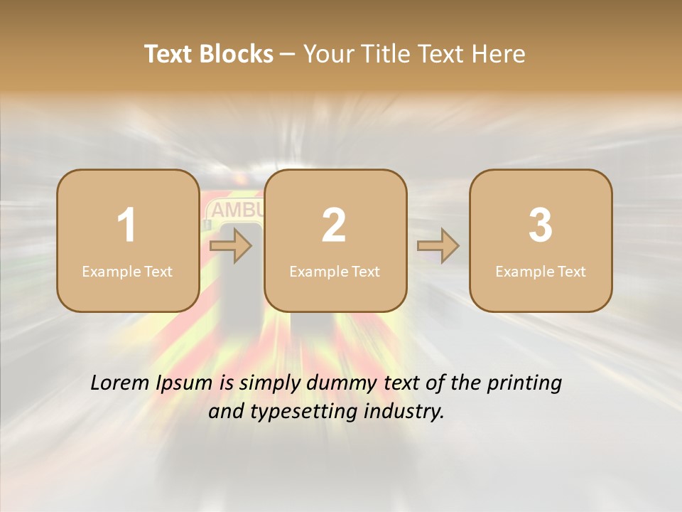 Touching Care Grandmother PowerPoint Template