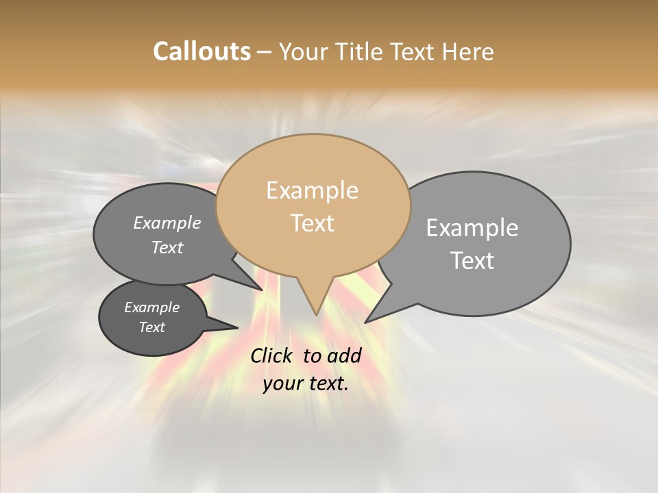 Touching Care Grandmother PowerPoint Template