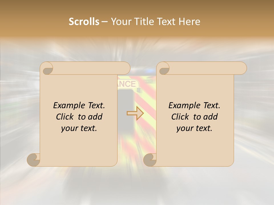 Touching Care Grandmother PowerPoint Template