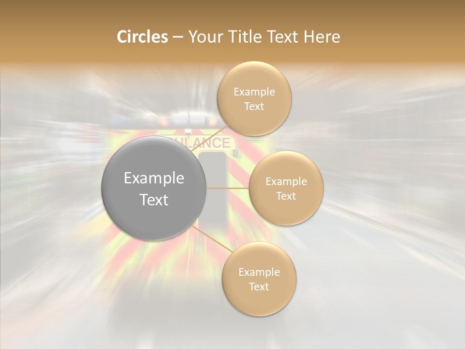 Touching Care Grandmother PowerPoint Template