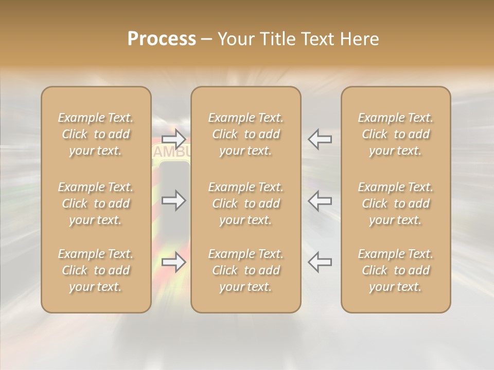 Touching Care Grandmother PowerPoint Template