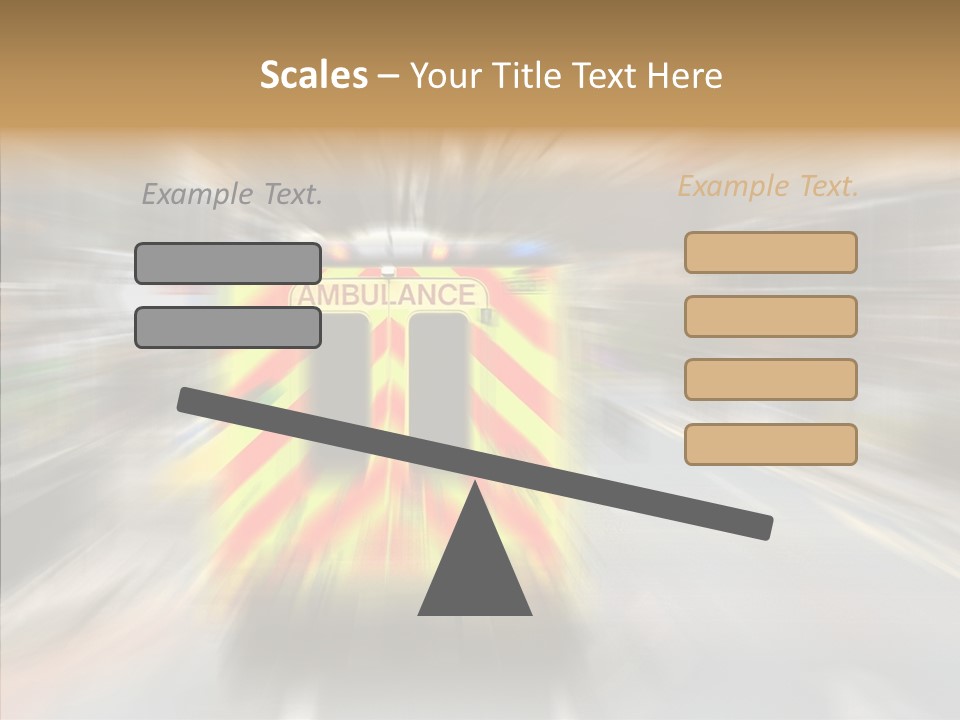 Touching Care Grandmother PowerPoint Template