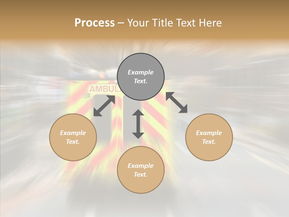 Touching Care Grandmother PowerPoint Template