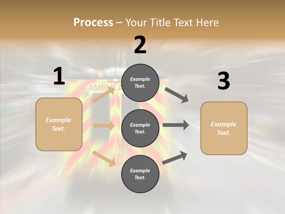 Touching Care Grandmother PowerPoint Template
