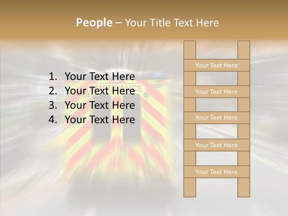 Touching Care Grandmother PowerPoint Template