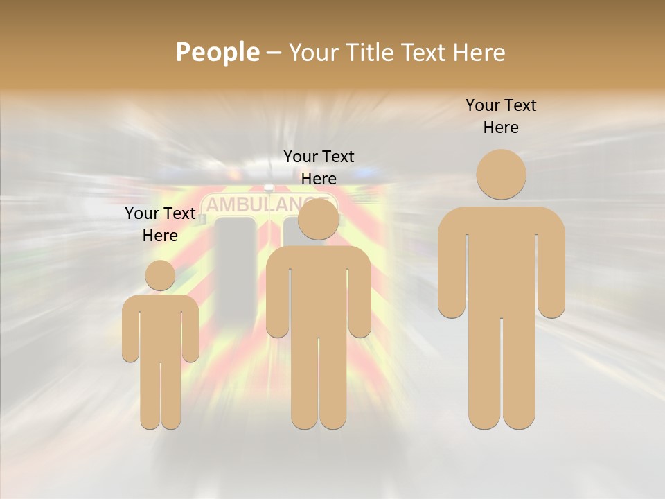 Touching Care Grandmother PowerPoint Template