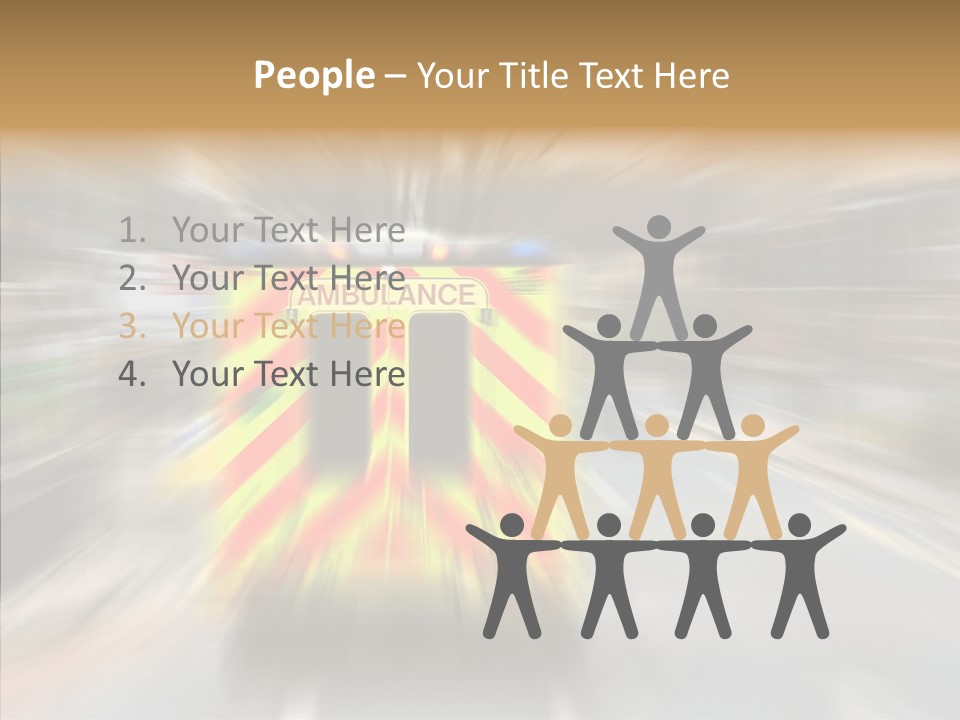 Touching Care Grandmother PowerPoint Template