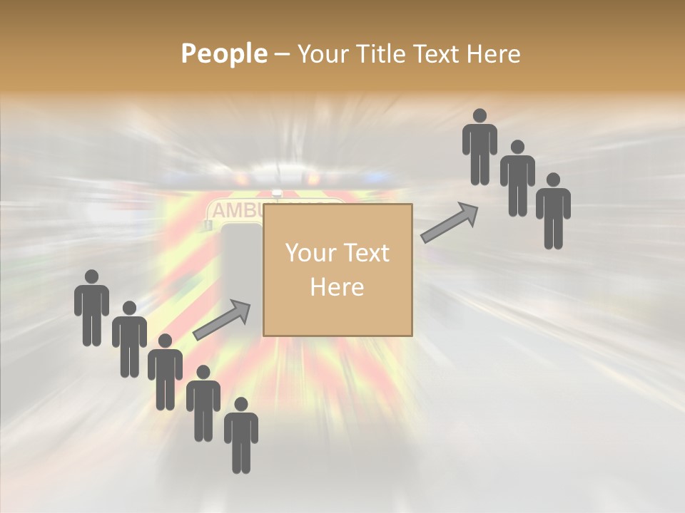 Touching Care Grandmother PowerPoint Template