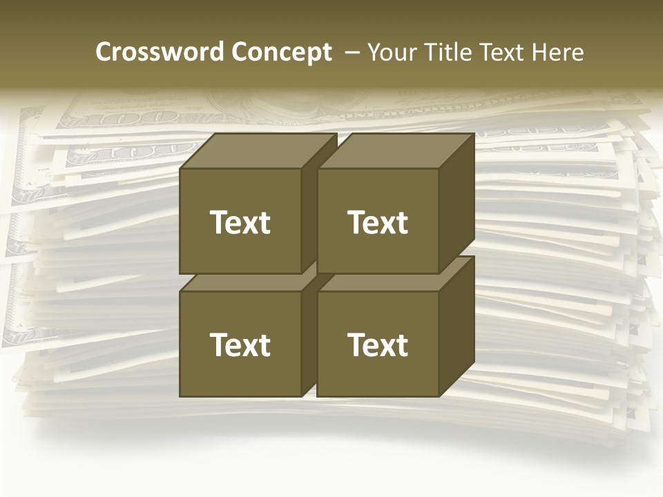 White Finger Assist PowerPoint Template