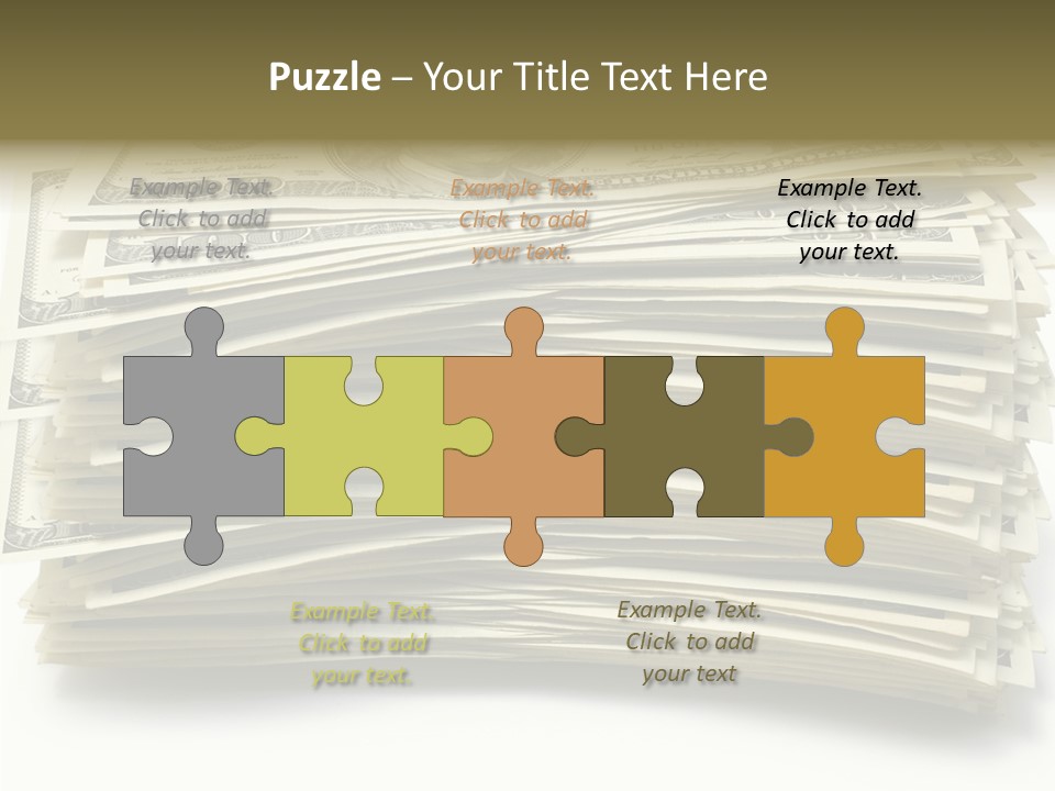 White Finger Assist PowerPoint Template