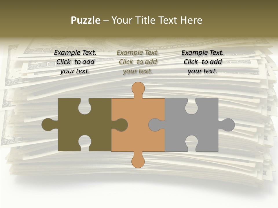 White Finger Assist PowerPoint Template