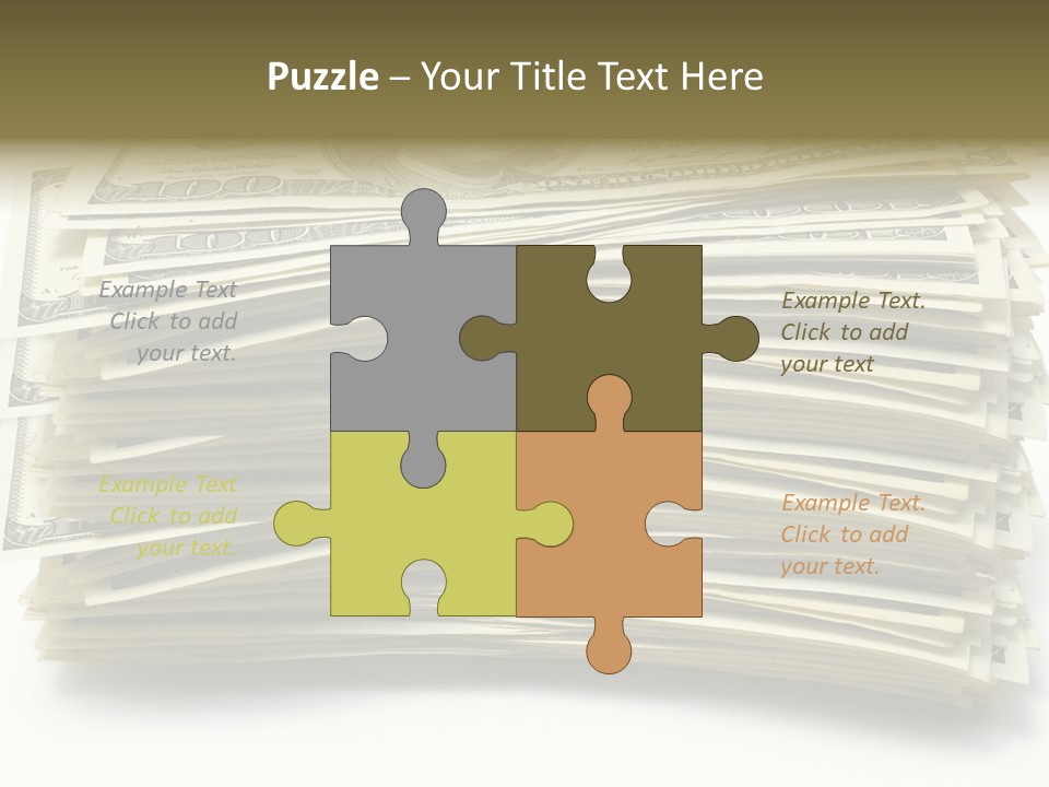 White Finger Assist PowerPoint Template