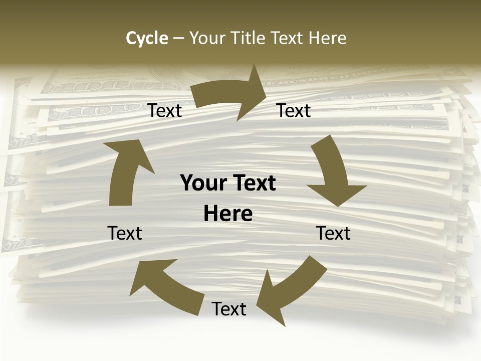 White Finger Assist PowerPoint Template
