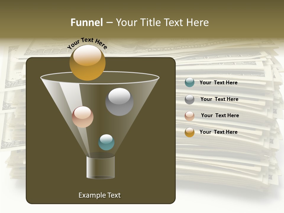 White Finger Assist PowerPoint Template