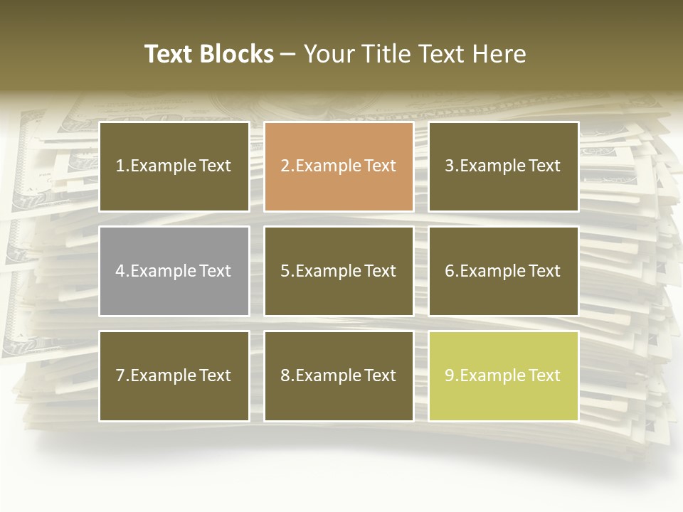 White Finger Assist PowerPoint Template