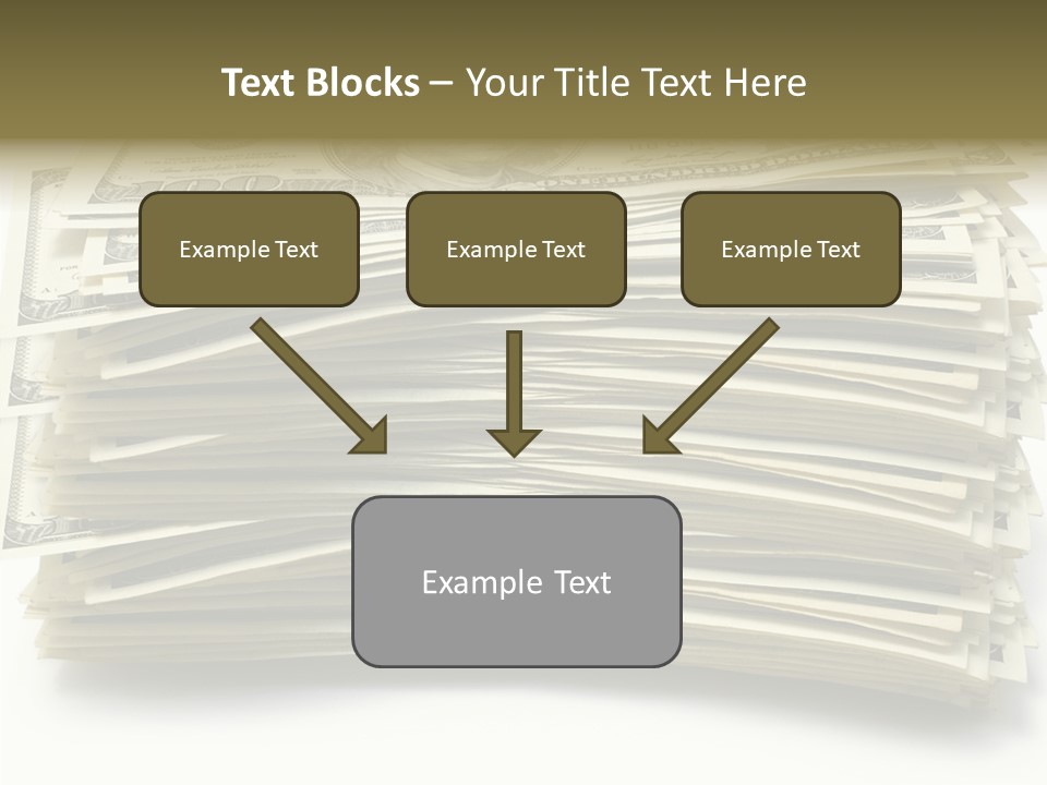 White Finger Assist PowerPoint Template