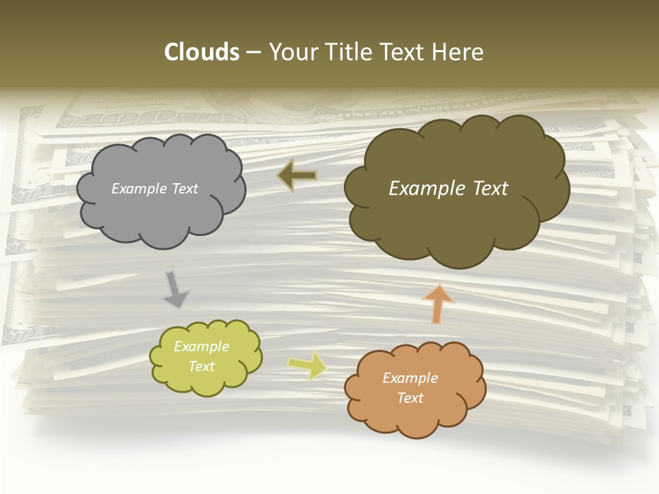 White Finger Assist PowerPoint Template