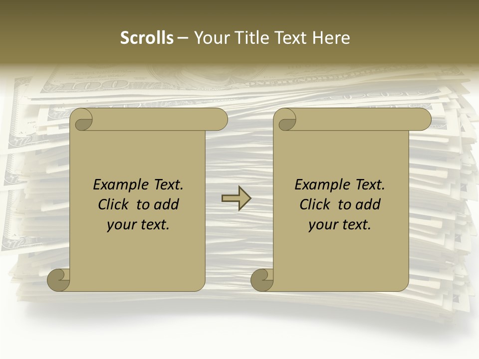 White Finger Assist PowerPoint Template