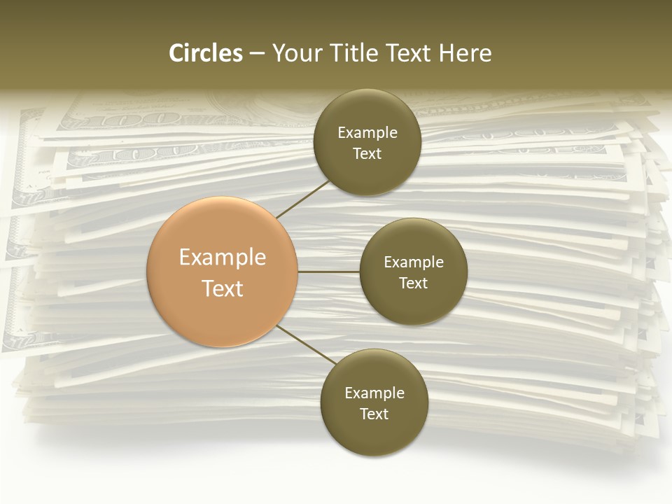 White Finger Assist PowerPoint Template