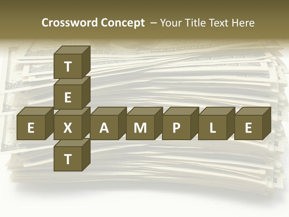 White Finger Assist PowerPoint Template