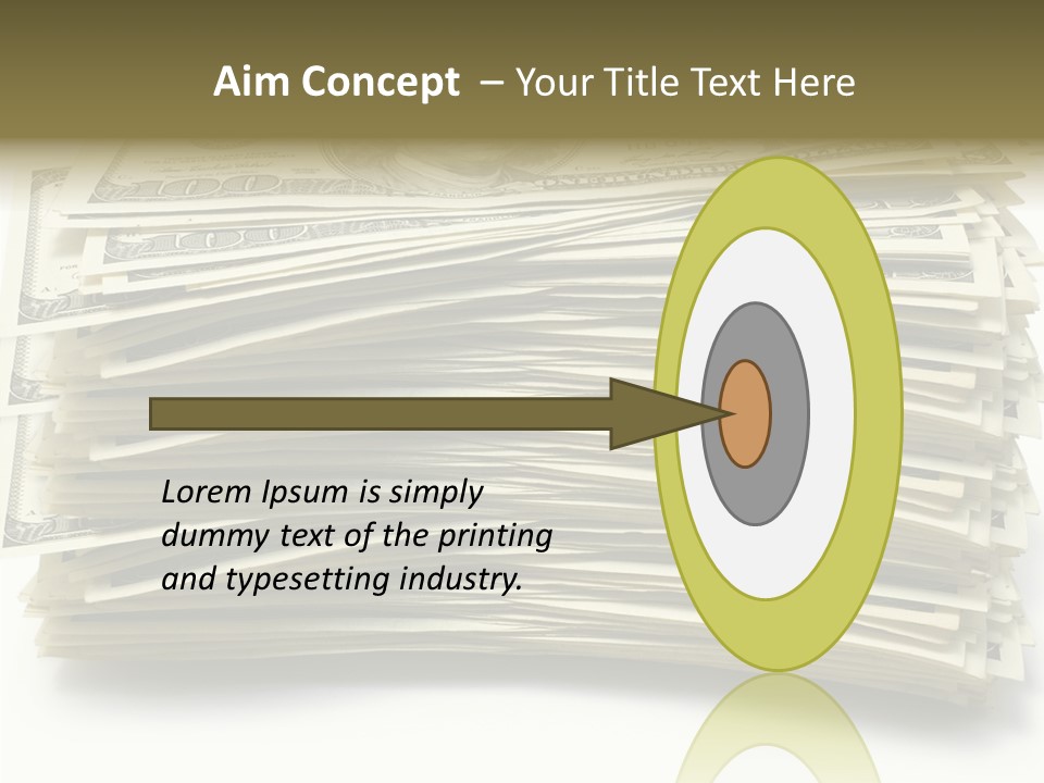 White Finger Assist PowerPoint Template