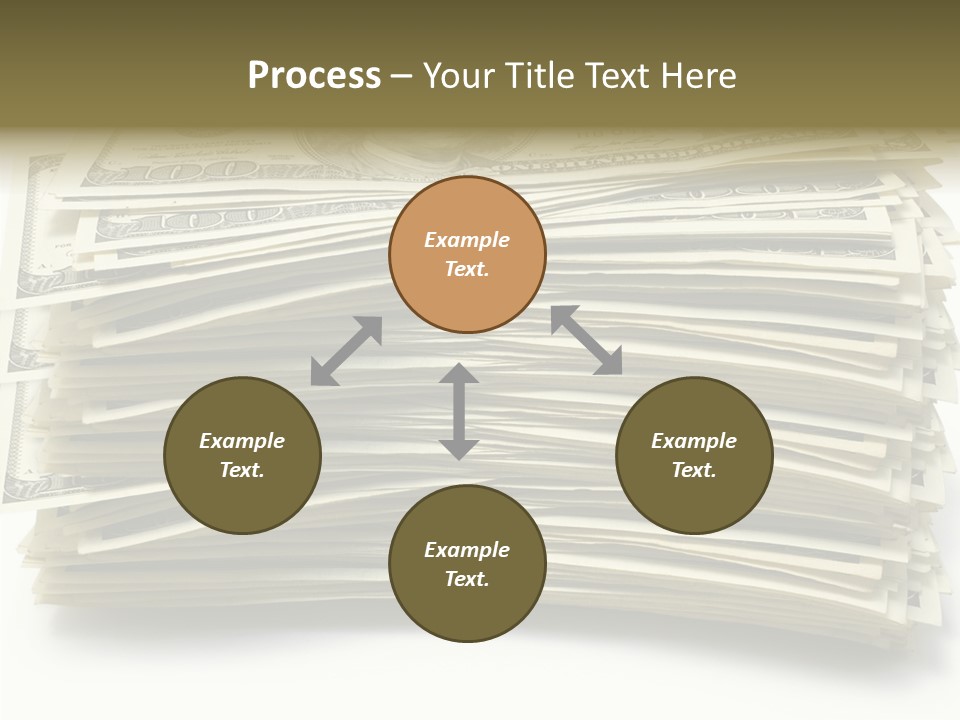 White Finger Assist PowerPoint Template
