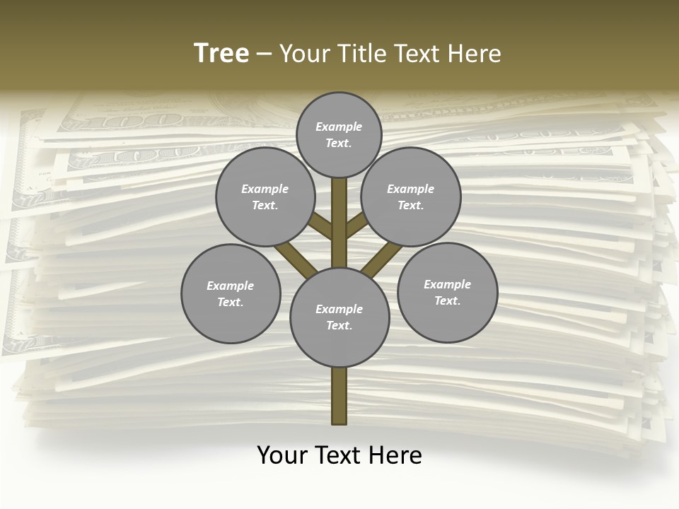 White Finger Assist PowerPoint Template