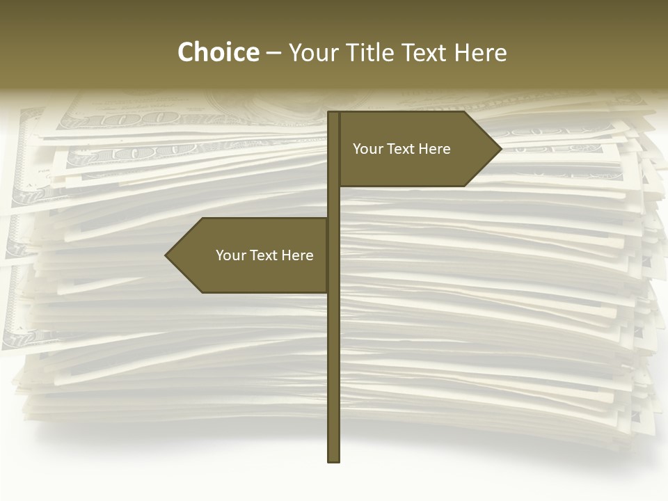 White Finger Assist PowerPoint Template