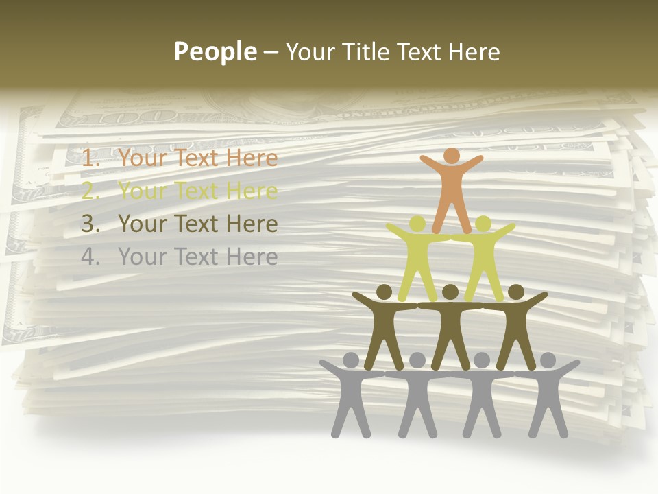 White Finger Assist PowerPoint Template