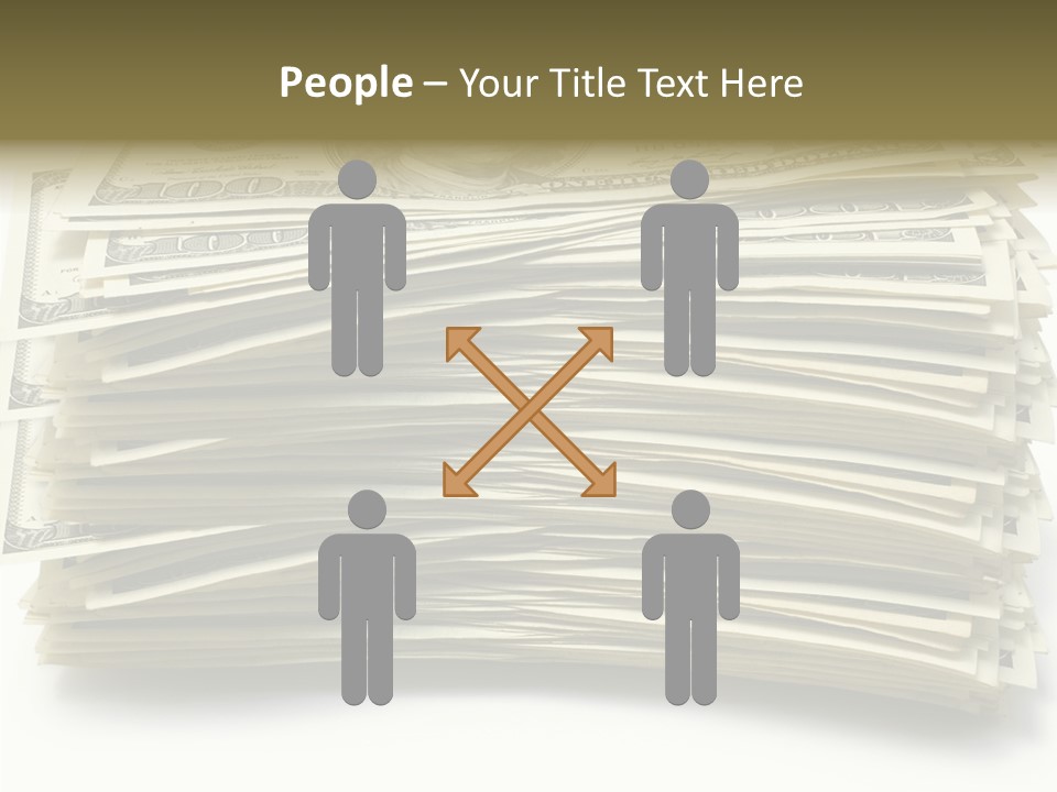 White Finger Assist PowerPoint Template