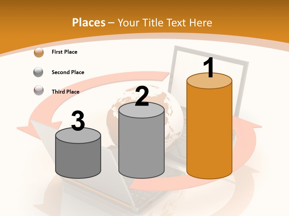 Togetherness White Background Assist PowerPoint Template