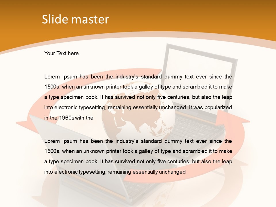 Togetherness White Background Assist PowerPoint Template