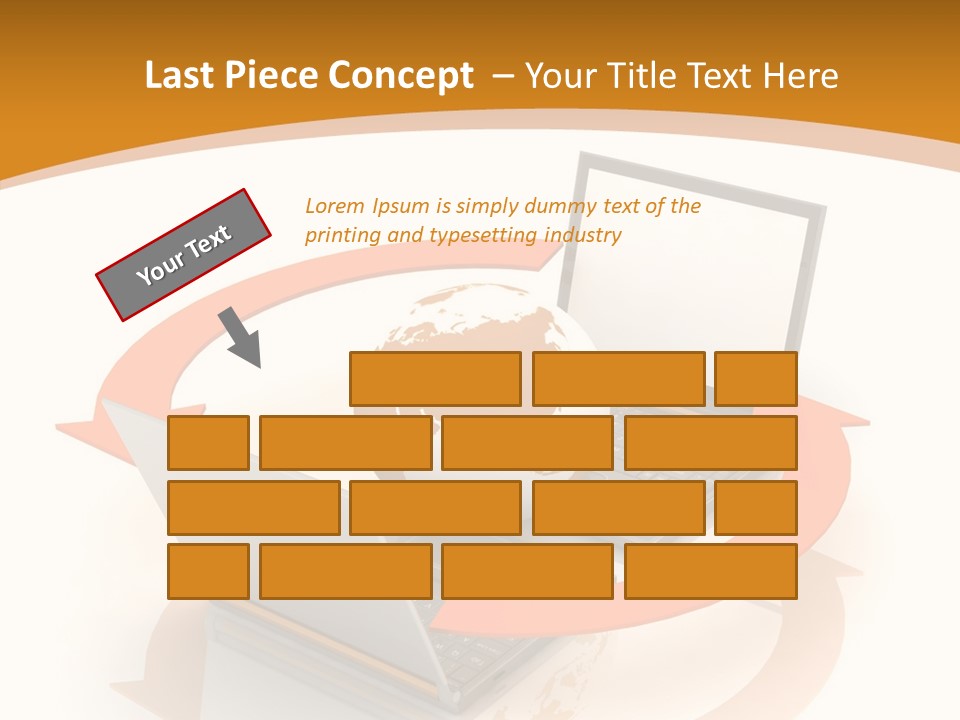 Togetherness White Background Assist PowerPoint Template