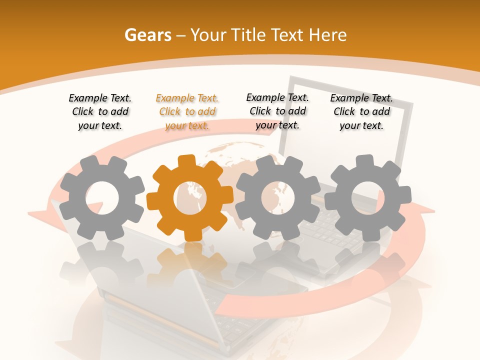 Togetherness White Background Assist PowerPoint Template