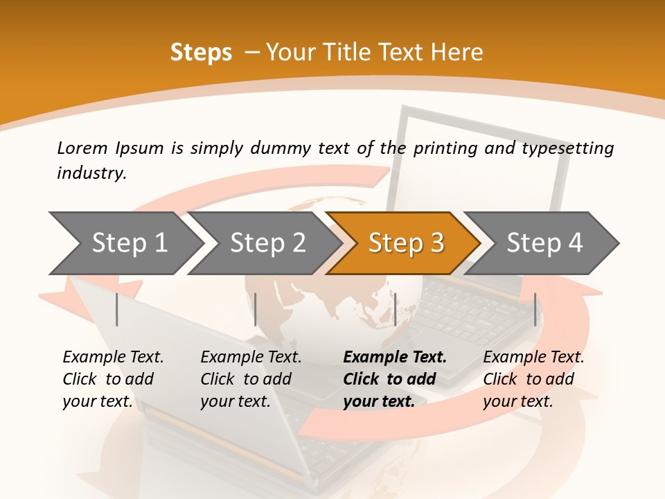 Togetherness White Background Assist PowerPoint Template