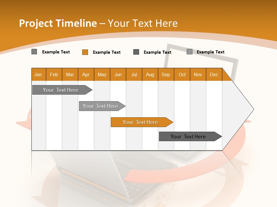 Togetherness White Background Assist PowerPoint Template