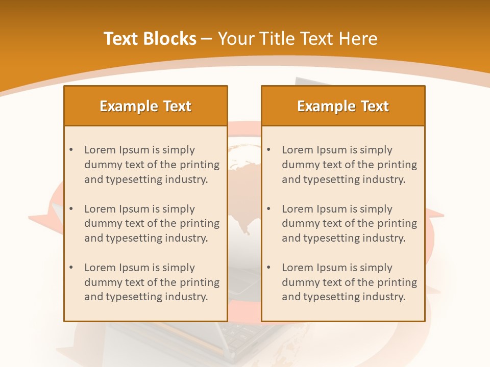Togetherness White Background Assist PowerPoint Template