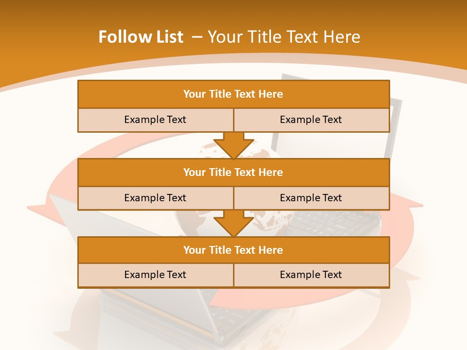 Togetherness White Background Assist PowerPoint Template