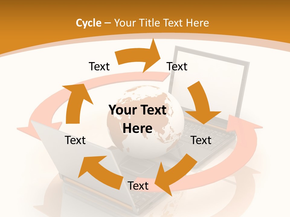 Togetherness White Background Assist PowerPoint Template