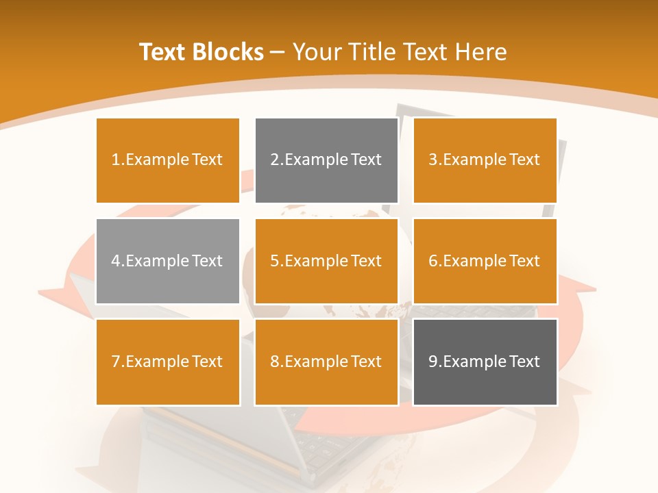 Togetherness White Background Assist PowerPoint Template