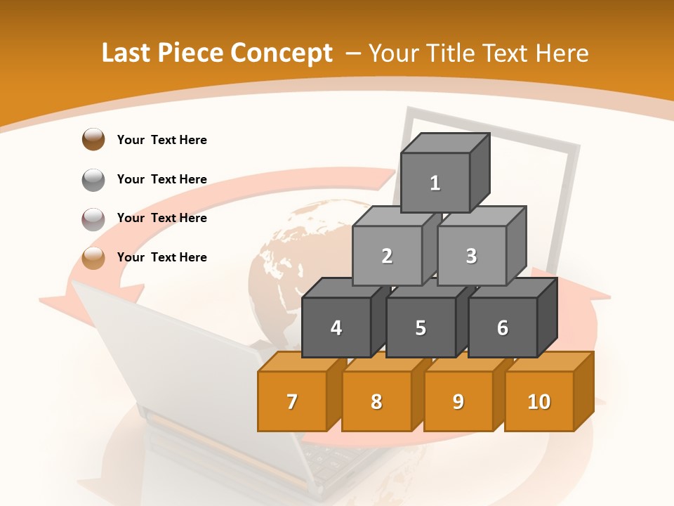 Togetherness White Background Assist PowerPoint Template