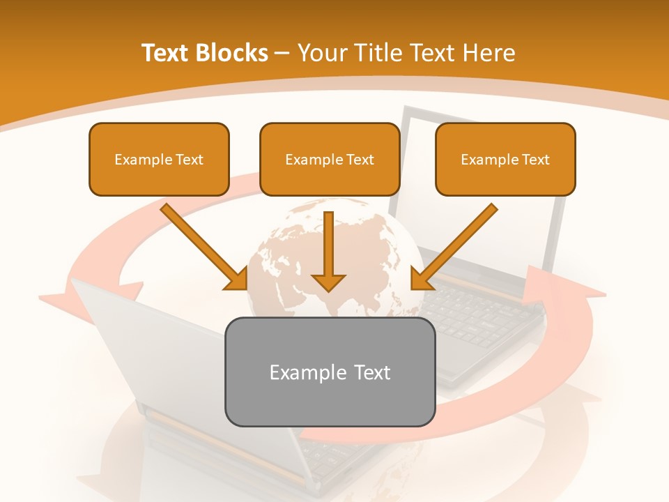 Togetherness White Background Assist PowerPoint Template