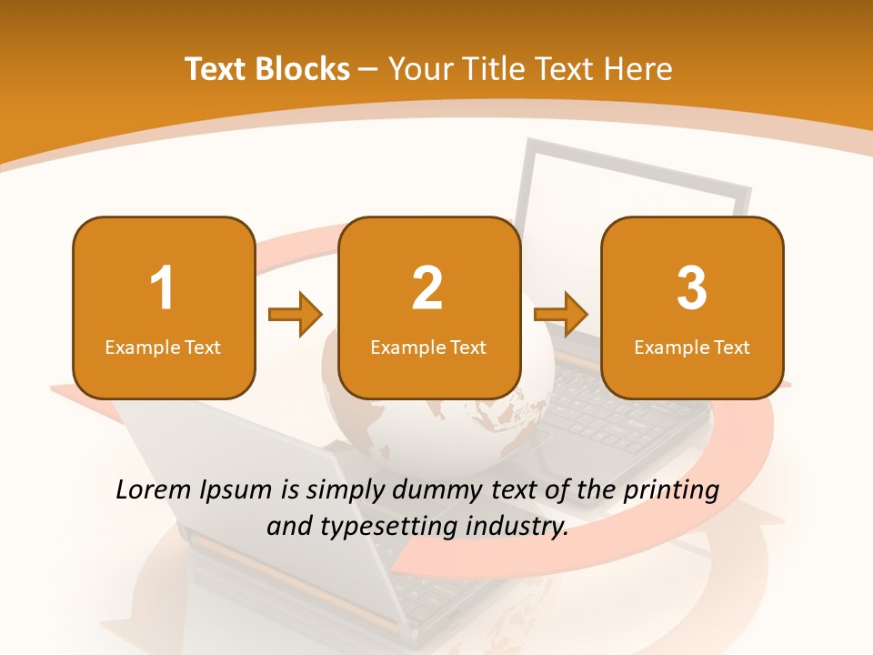 Togetherness White Background Assist PowerPoint Template