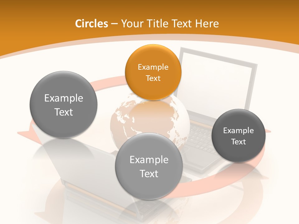 Togetherness White Background Assist PowerPoint Template